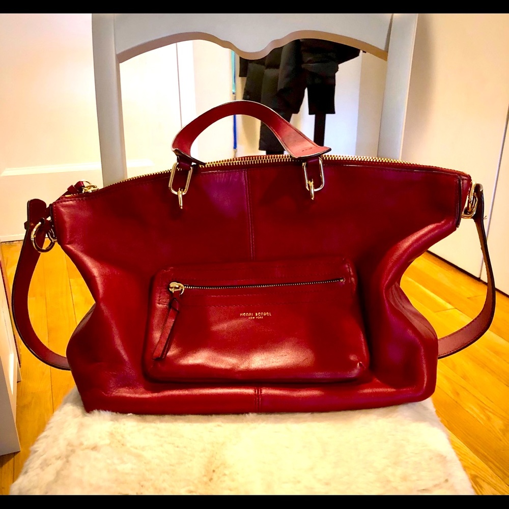 Red Henri Bendel bag